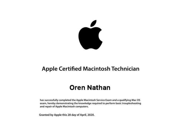 Apple Certified Technician